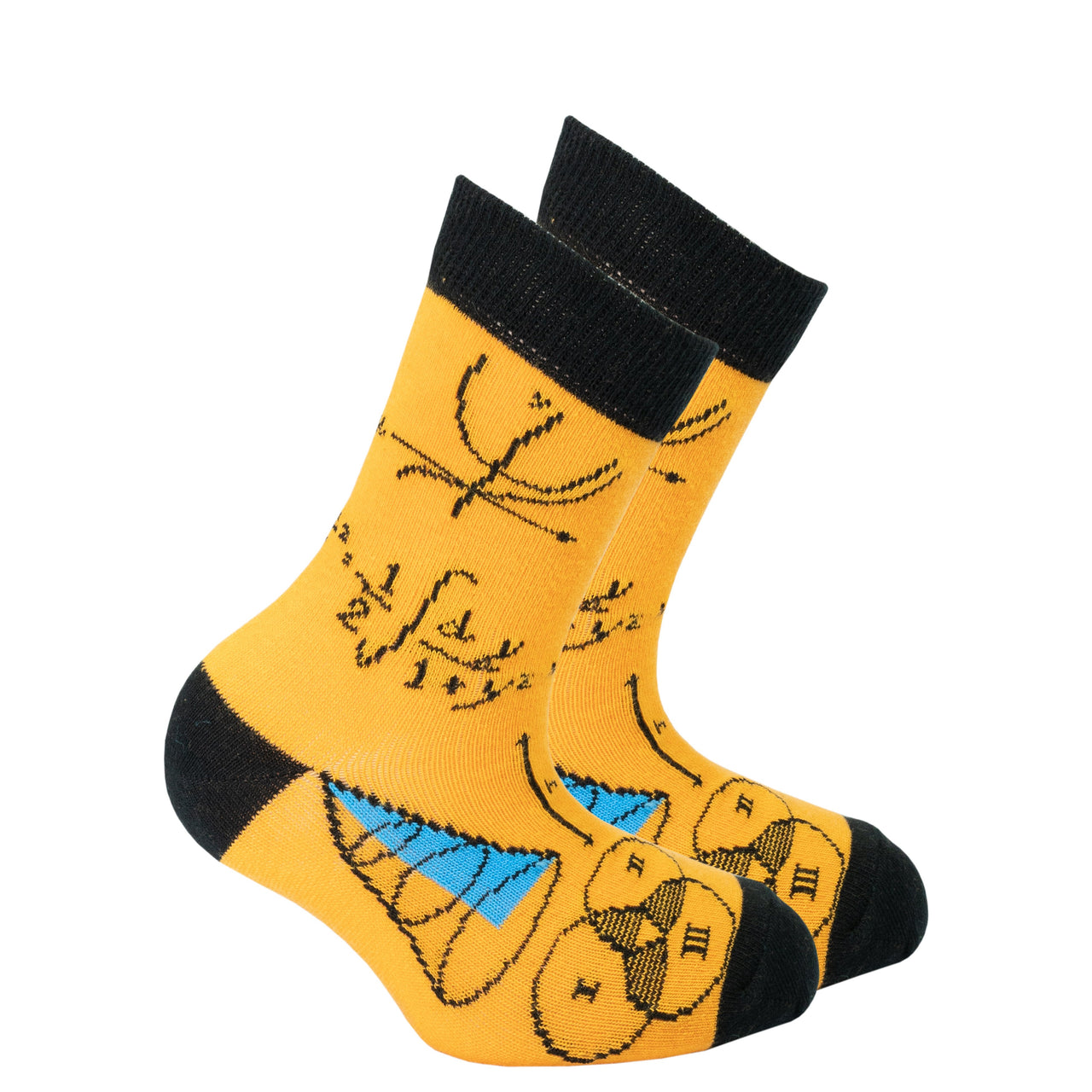 Kids Trigonometry Socks - 1 COLOR -