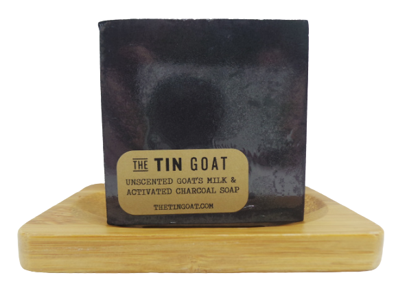 Tin Goat - Activated Charcoal Goat's Milk Soap -