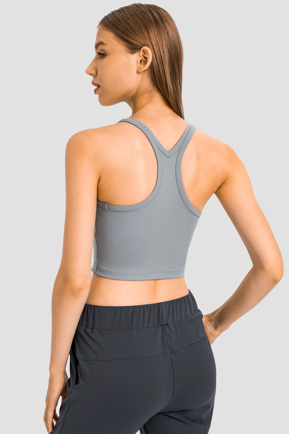 Racerback Sports Bra - T - 6 COLORS -