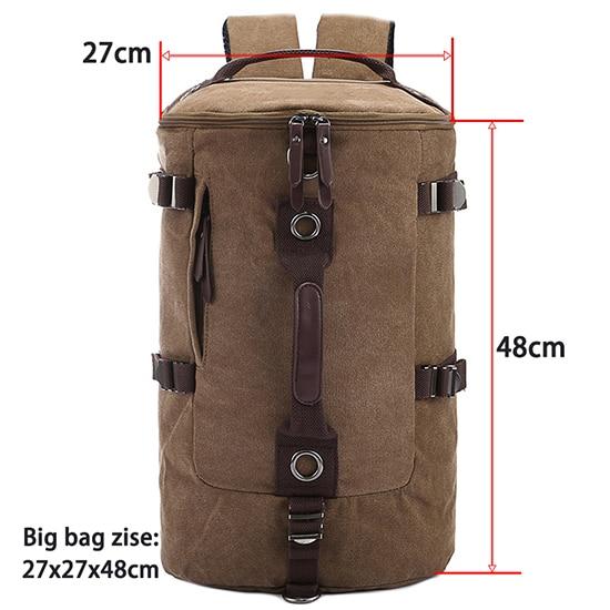 Large Mountaineering Travel Backpack - 2 SIZES - 5 COLORS -