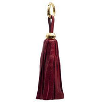 Thumbnail for ClaudiaG - Purse Leather Tassel - Scarlet/Gold - 1 COLOR -