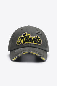 Thumbnail for ATLANTIC Graphic Distressed Baseball Cap - T - 7 COLORS -