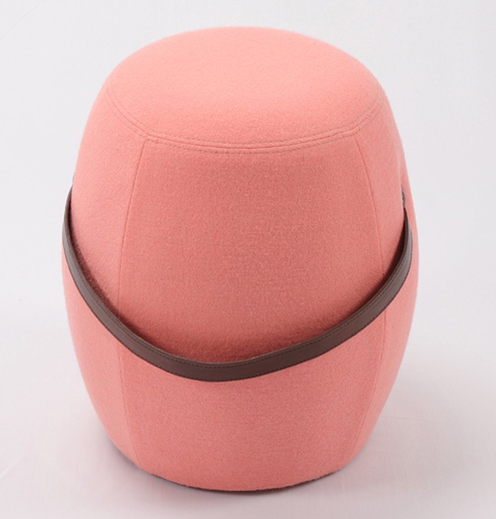 GFURN - Kiley Handmade Pouf/Stool - Pink -