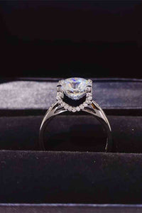 Thumbnail for 2 Carat Moissanite 925 Sterling Silver Ring