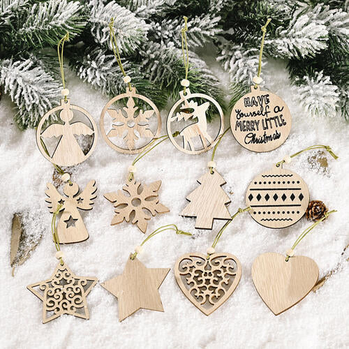 Christmas Hanging Ornaments sets of 12 - 12 PCS/SET - [5-10 DAY DELIVERY] - T - 6 SET TYPES/STYLES -