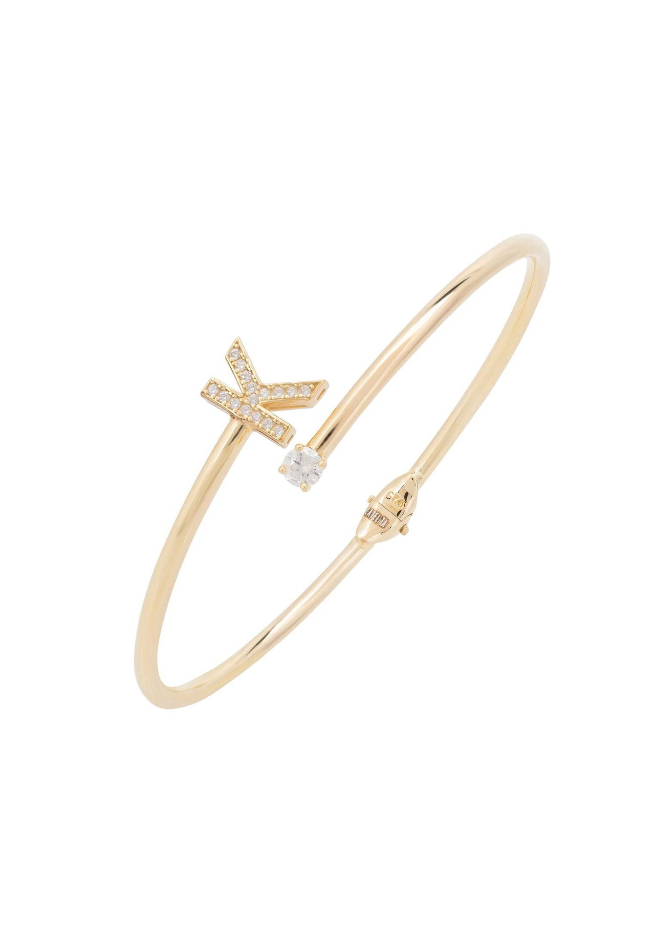 Initial Bangle Gold K -