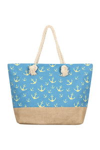 Thumbnail for Anchor Print Tote Bags - 8 COLOR STYLES -