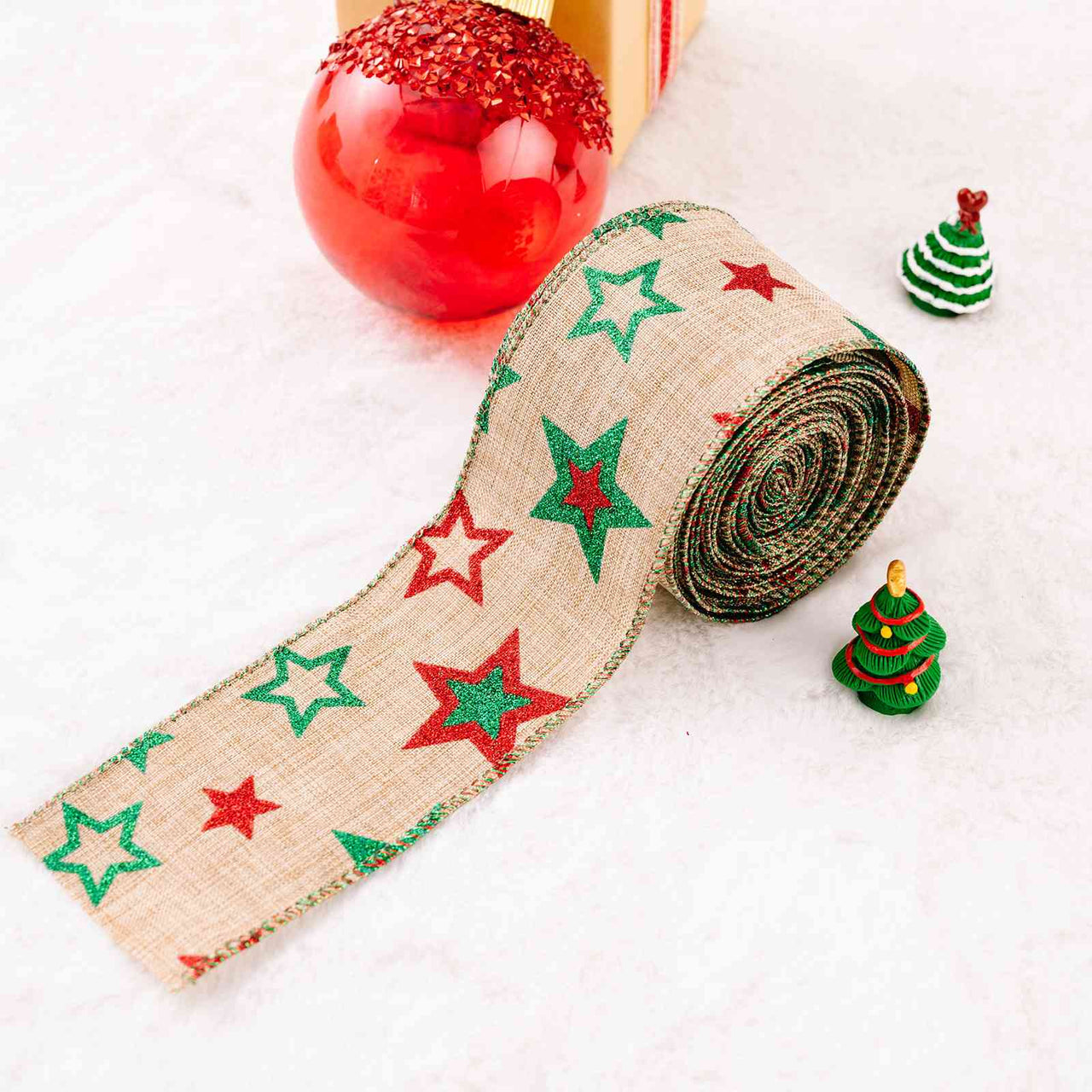 Christmas Polyester Ribbon - [5-10 DAY DELIVERY] - T - 9 PATTERNS/STYLES -