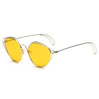 Thumbnail for Lisle | Women Fashion Round Wire Art Cat Eye Sunglasses - 4 COLORS -