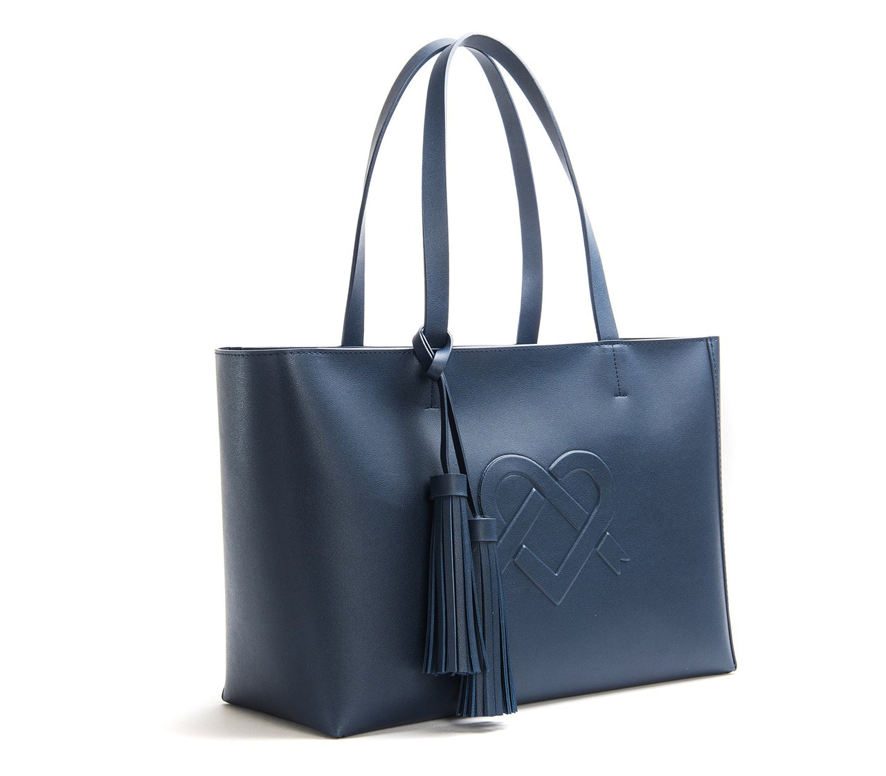 GUNAS NEW YORK - Tippi  - Navy Vegan Leather Tote Bag - 1 COLOR -