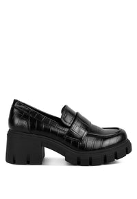 Thumbnail for London Rag - Benz Chunky Block Heel Loafers - 3 COLORS -