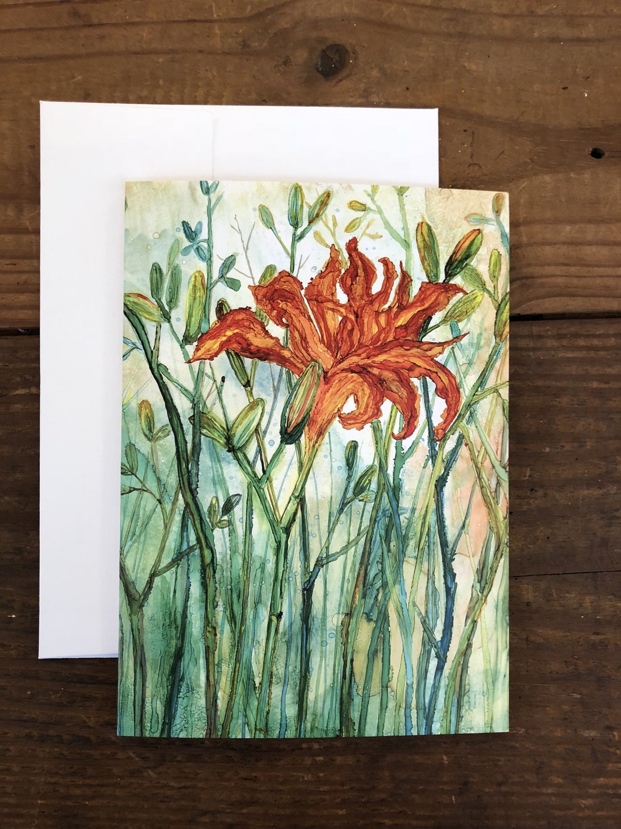 Box Set of 6 Greeting Cards: Cards, Thistles, Daylily, Rose, Magnolia, Geranium, Blank Artist Cards, Mother's Day Cards - SET(6) -