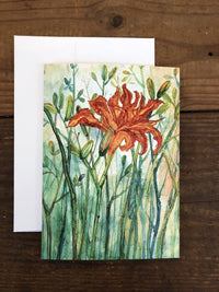 Thumbnail for Box Set of 6 Greeting Cards: Cards, Thistles, Daylily, Rose, Magnolia, Geranium, Blank Artist Cards, Mother's Day Cards - SET(6) -