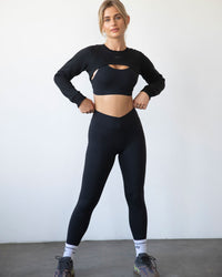 Thumbnail for Rebody - Sport X Shrug Sweatshirt - 2 COLORS -