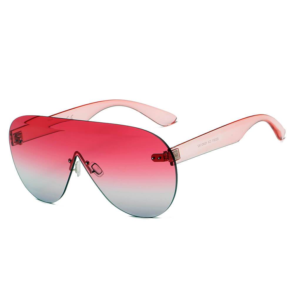 Destin | S2061 - Women Oversized Aviator Fashion Sunglasses - 4 COLORS -