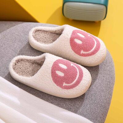 Melody Smiley Face Slippers - T - 1 COLOR -