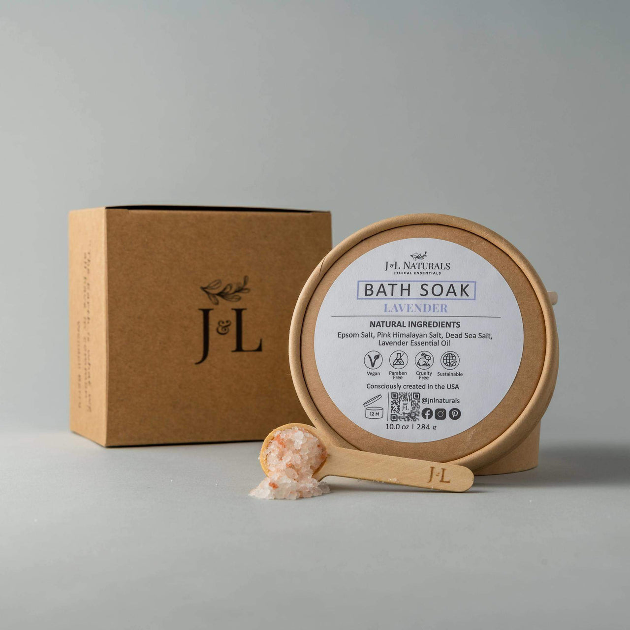 J & L Naturals - Bath Soak - 3 SIZES / 3 SCENTS -