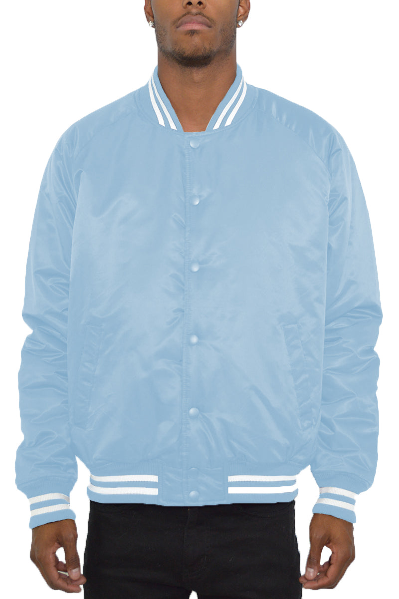 Classic Varsity Windbreaker Bomber Jacket - 1 COLOR -