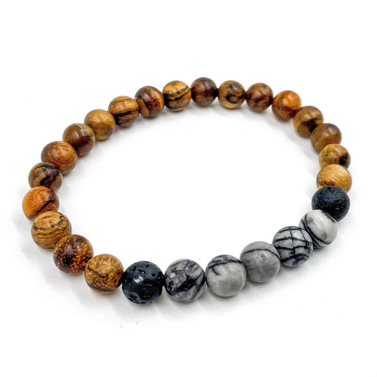 Kingston - Black Silk Stone & Dark Sandalwood -