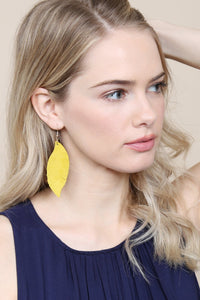 Thumbnail for Fringe Suede Leather Earrings - 13 COLORS -