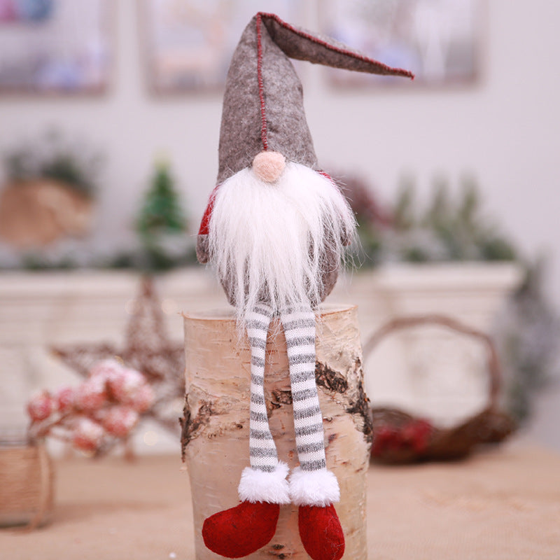 Long Leg Christmas Gnome - 19.7" - [5-10 DAY DELIVERY] - T - 3 COLORS -