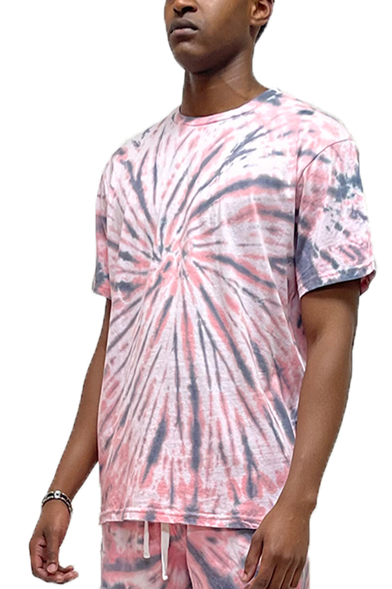 Swirly Cotton Tye Dye Tshirt - 1 COLOR -