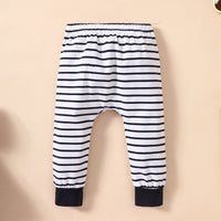 Thumbnail for Baby Elephant Graphic Top and Striped Pants Set with Beanie - 3 PCS - T - 1 COLOR -