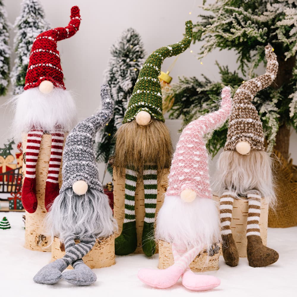 Long Leg Christmas Gnomes - 11.4" - [5-10 DAY DELIVERY] - T - 5 COLORS -