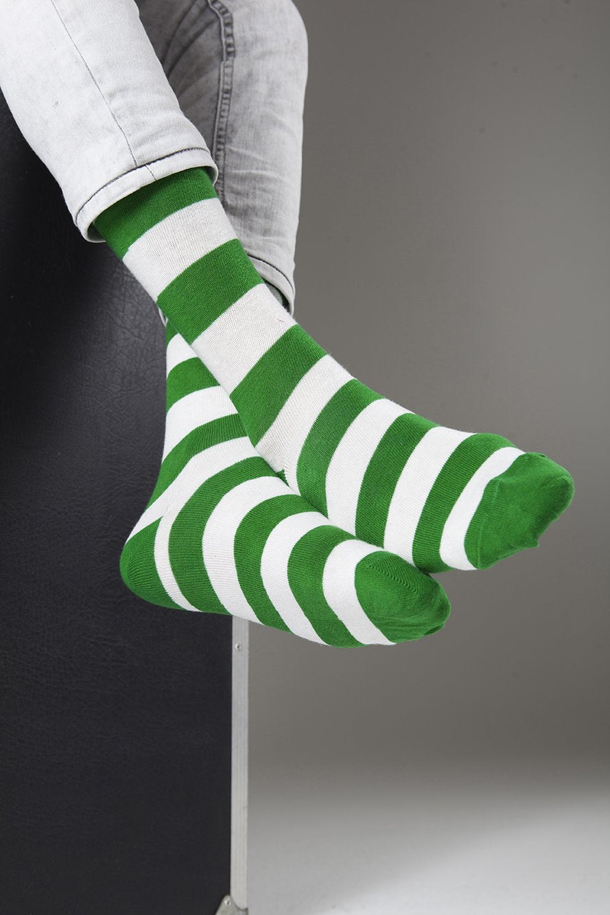 Men's Green Rugby Socks - 1 COLOR -