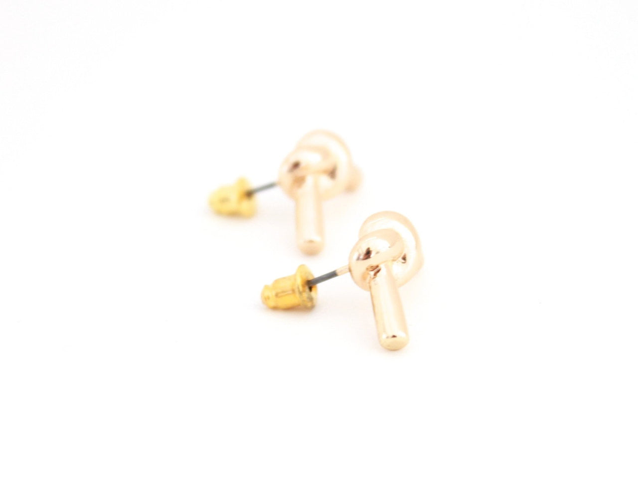 Knotty - Love Me Knot Stud Earrings - 3 FINISHES