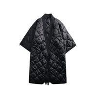 Thumbnail for Marigold Shadows - Satoko V-Collar Quilted Coat - 1 LARGE SIZE FIT - 1 COLOR -