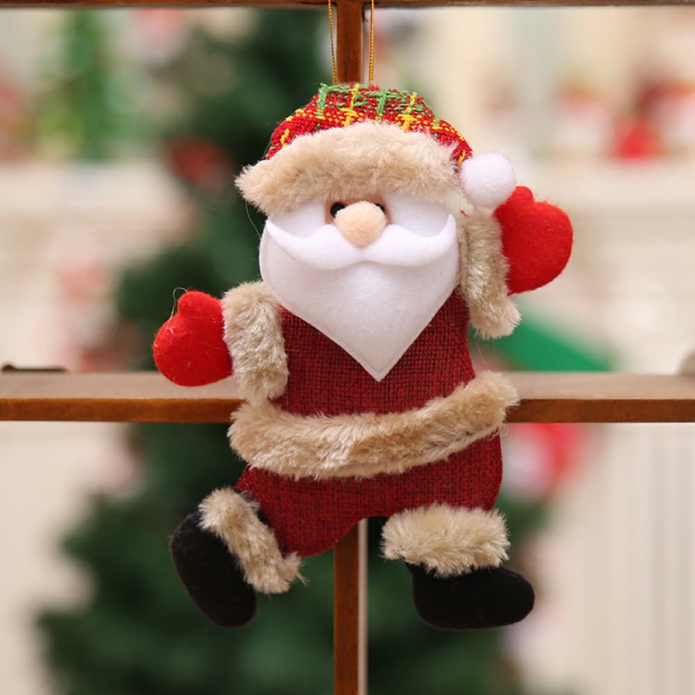 4-Piece Christmas Hanging Ornaments - 7" - 4 PCS. - [5-10 DAY DELIVERY] - T - 4 TYPE SET -