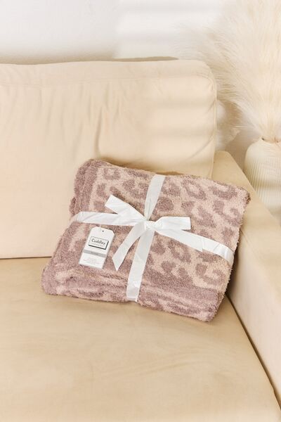 Cuddley Leopard Decorative Throw Blanket - T - 3 COLORS -