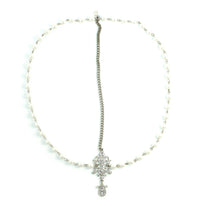 Thumbnail for KRISTIN PERRY - Draping Pearls Chain Headpiece - 3 COLORS -