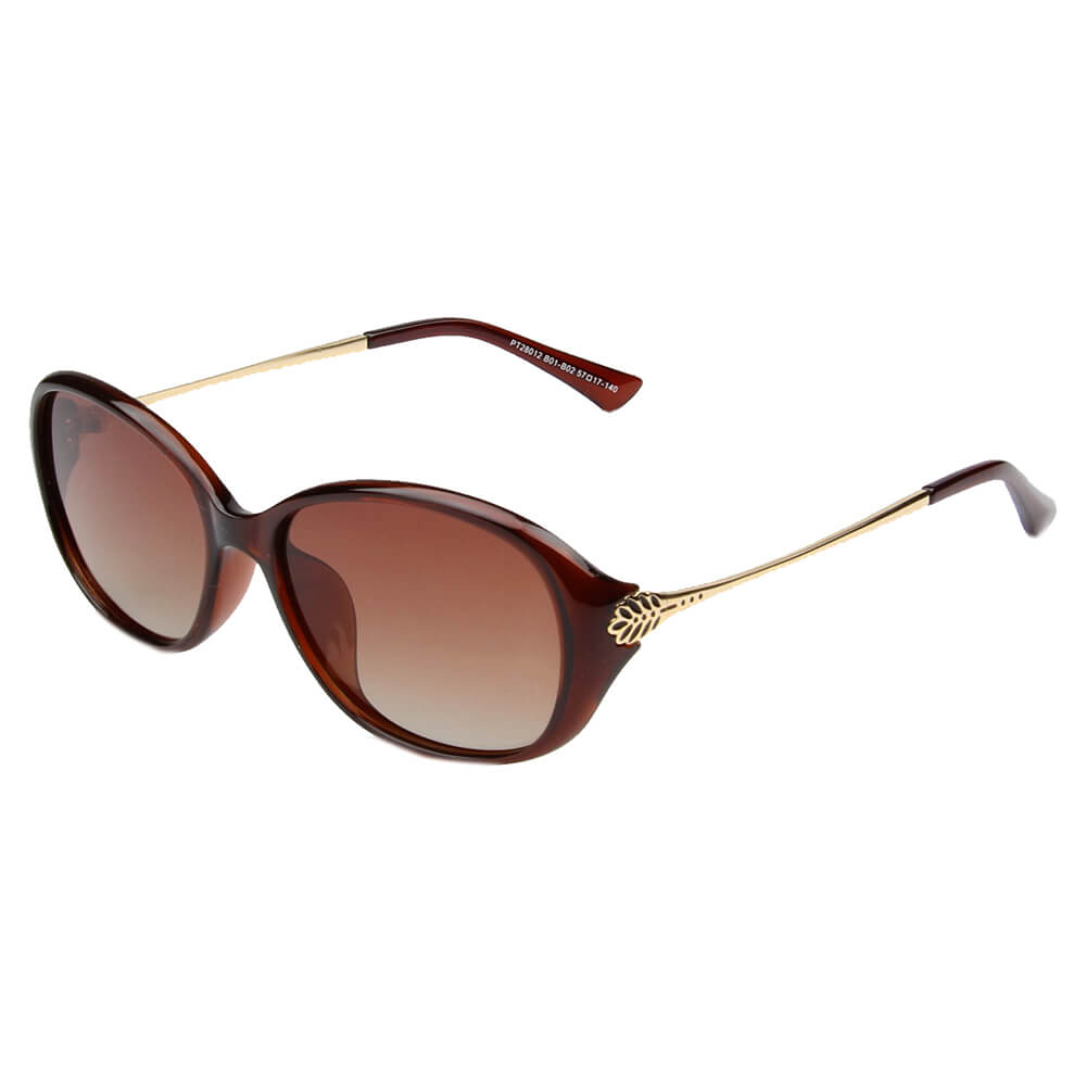 Pahokee - Women Round Oval Fashion Sunglasses - 2 COLORS -