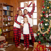 Thumbnail for Raglan Sleeve Top and Plaid Pants Set - T - SOLD BY SIZE / 2 PCS. - 4 SIZES -