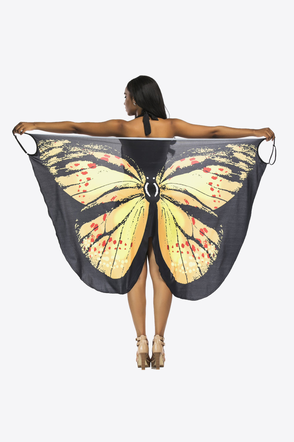 Butterfly Spaghetti Strap Cover Up - T - 3 BUTTERFLY COLORS -