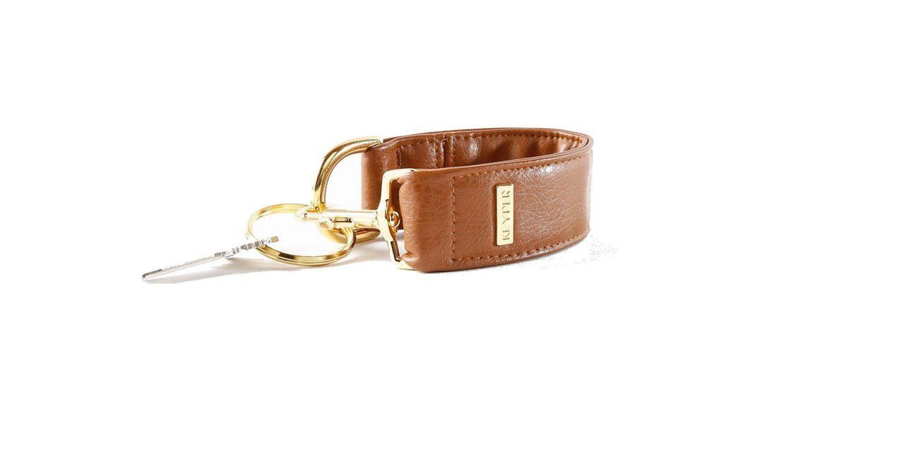 Keyper - Saddle Brown Vegan Leather KEYPER® Key Ring - 2 OPTIONS -