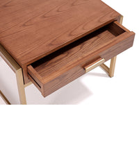 Thumbnail for GFURN - Heidi Nightstand/Bedside Table - Walnut -