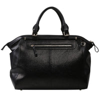 Thumbnail for Bellorita - Koi Large Black Satchel - Hand Carved and Painted - 1 COLOR -