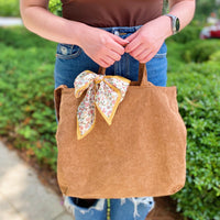 Thumbnail for Ellison + Young - Everyday Corduroy Tote - 3 COLORS -