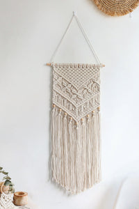 Thumbnail for Macrame Fringe Wall Hanging - 35.4