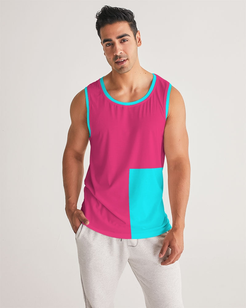 Chaluisant -Perennial Fuchsia Men's Tank Top - 1 COLOR -