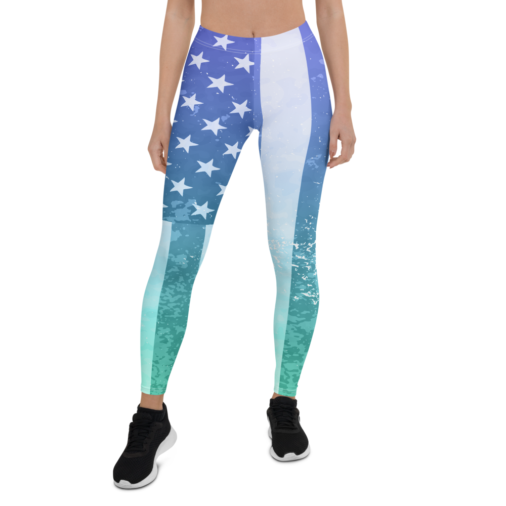 FYC - Women's All Day Comfort All American Full Length Leggings - 1 COLOR -