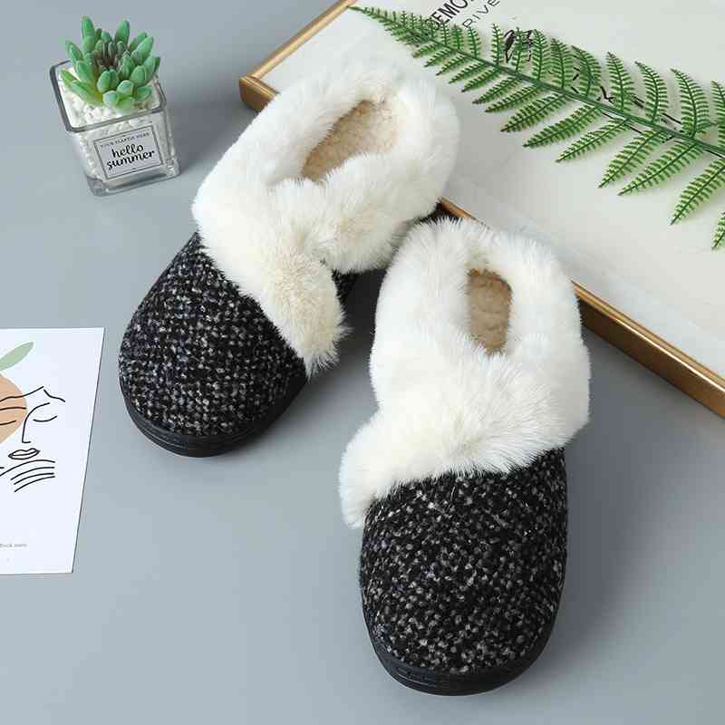 Sherpa Wrapped Indoor/Outdoor Slipper - T - 5 COLORS -