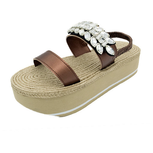 SAND BY SAYA N.Y. - Smith Double- Waterproof Espadrille Platform - 2 COLORS -