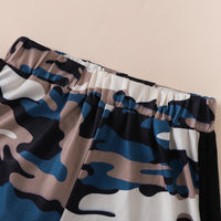 Thumbnail for HELLO BOY Graphic Tee and Camouflage Shorts Set - 2 PCS. - T - 1 COLOR -