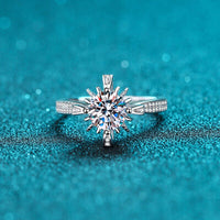 Thumbnail for 1 Carat Moissanite 925 Sterling Silver Ring