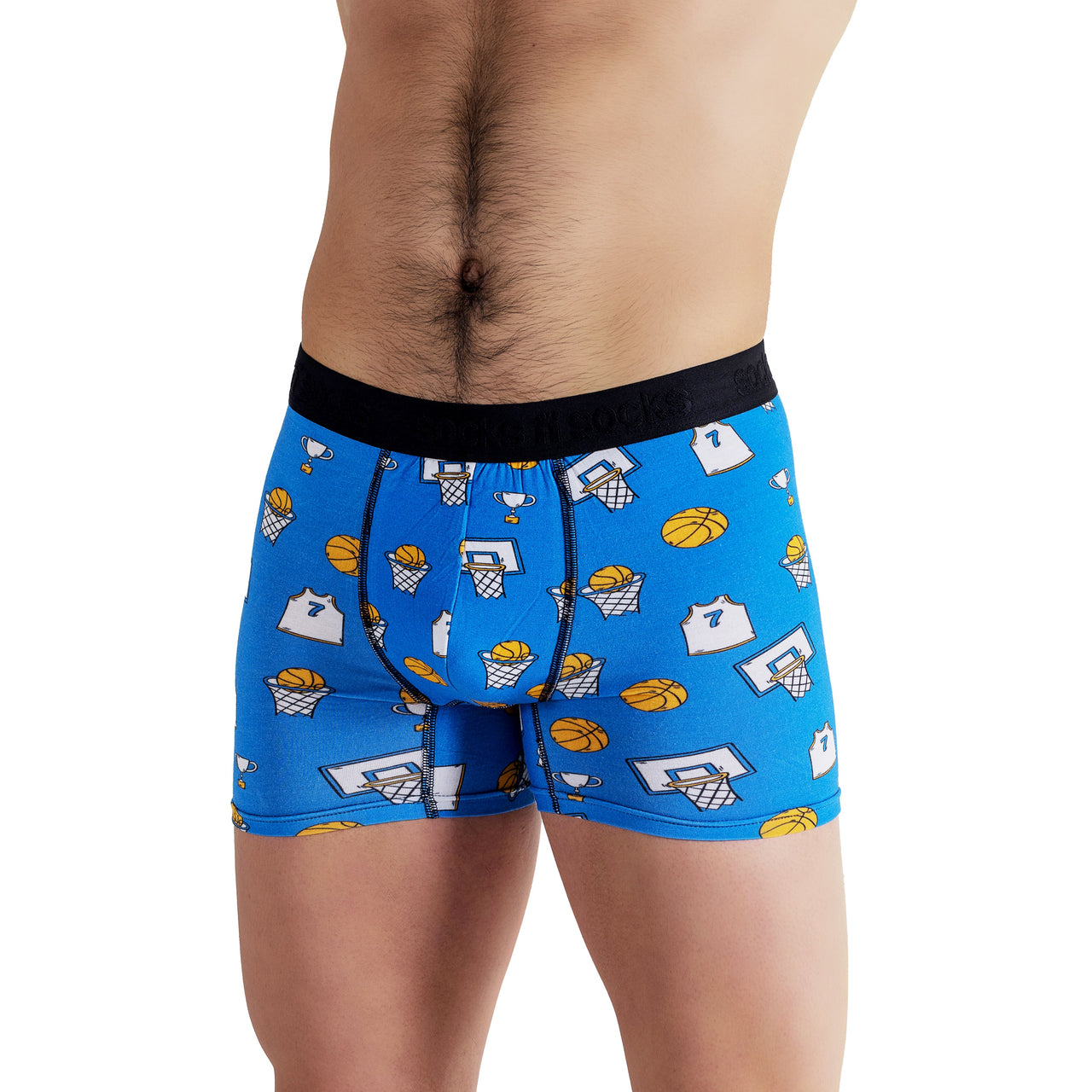 Men's Basketball Boxer Brief - 1 COLOR -