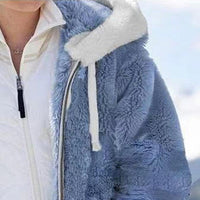 Thumbnail for Zip-Up Hooded Teddy Coat - T - 9 COLORS -